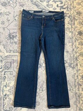Torrid Relaxed Boot Jeans Size 18R Dark Wash High Rise 32” Inseam